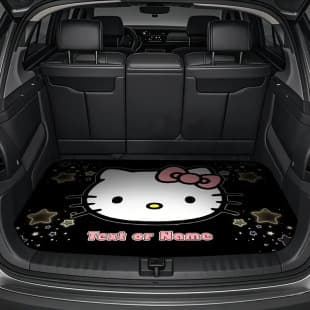 Anime Cute Hello Kitty Car Trunk Mat Four-Season Universal Velvet Anti-Slip Dirt-Resistant Wear-Resistant Car Mat Drop Shipping