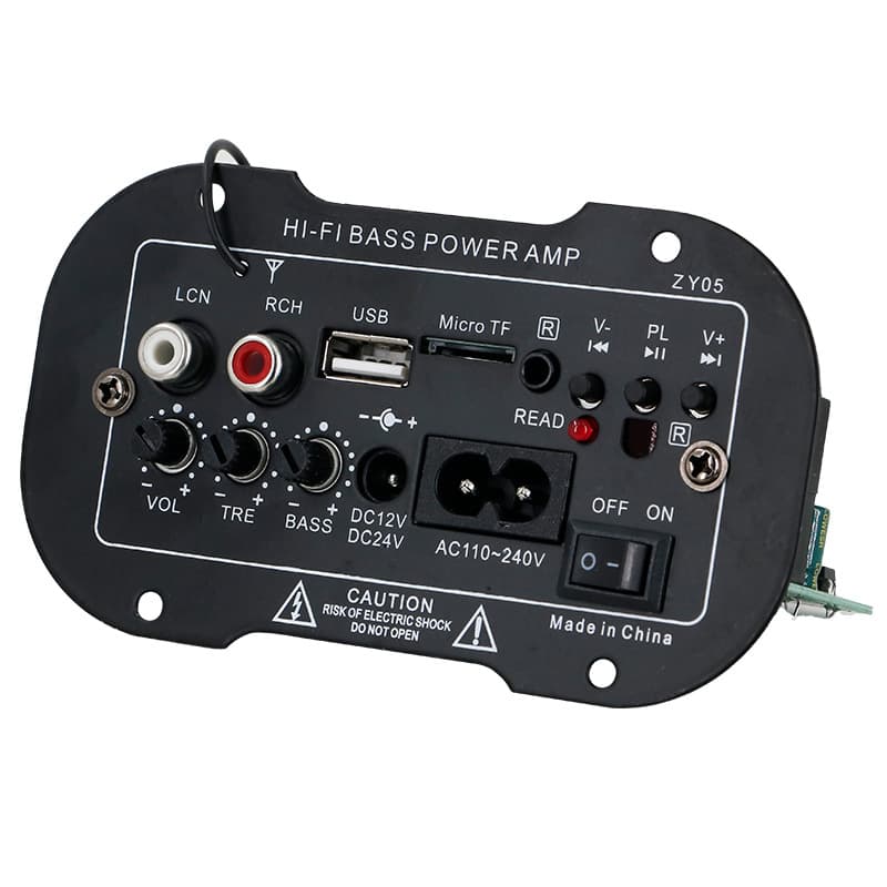 Car and Home Bluetooth Amplifier Board 5-inch 12V Bluetooth FM Radio Subwoofer Core 220V Home Speaker Amplifier Board