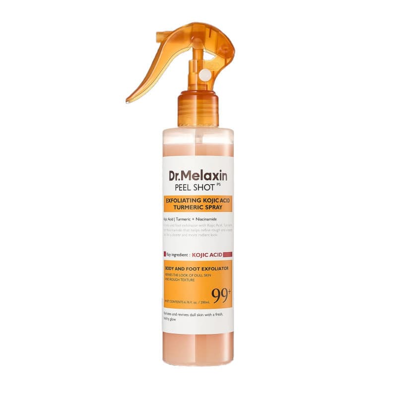 Cross-border DR Kojic Acid Turmeric Exfoliating Spray for Body and Foot Skin Renewal and Brightening