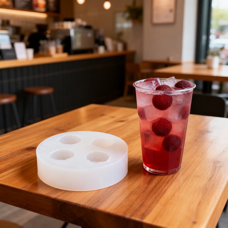 3D Waxberry Ball Silicone Mold for Milk Tea Coffee Drink Decoration Ice Ball / Jelly / Chocolate Mold