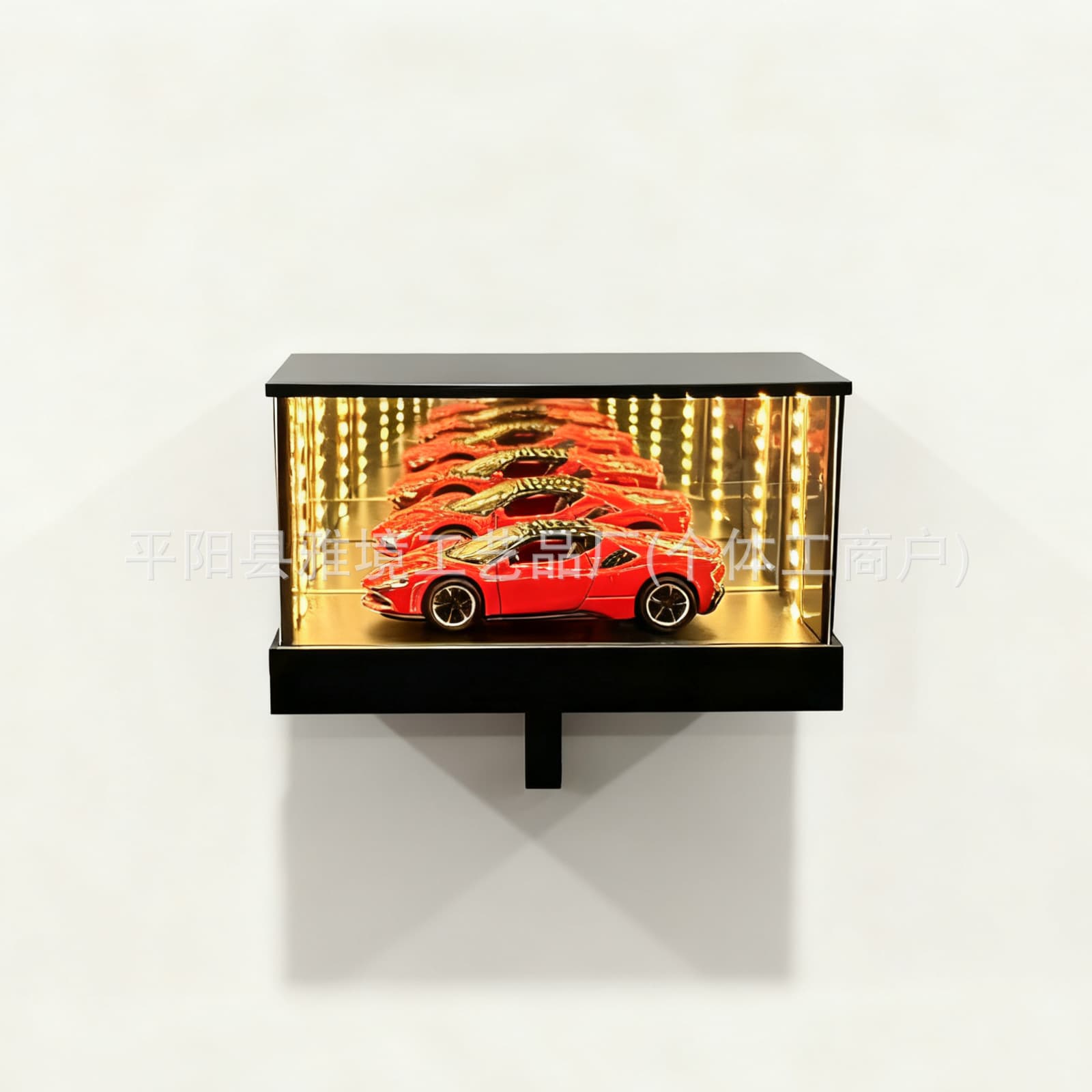 Cross-Border Bestseller Infinity LED Garage Key Holder Depth Mirror Garage Key Rack