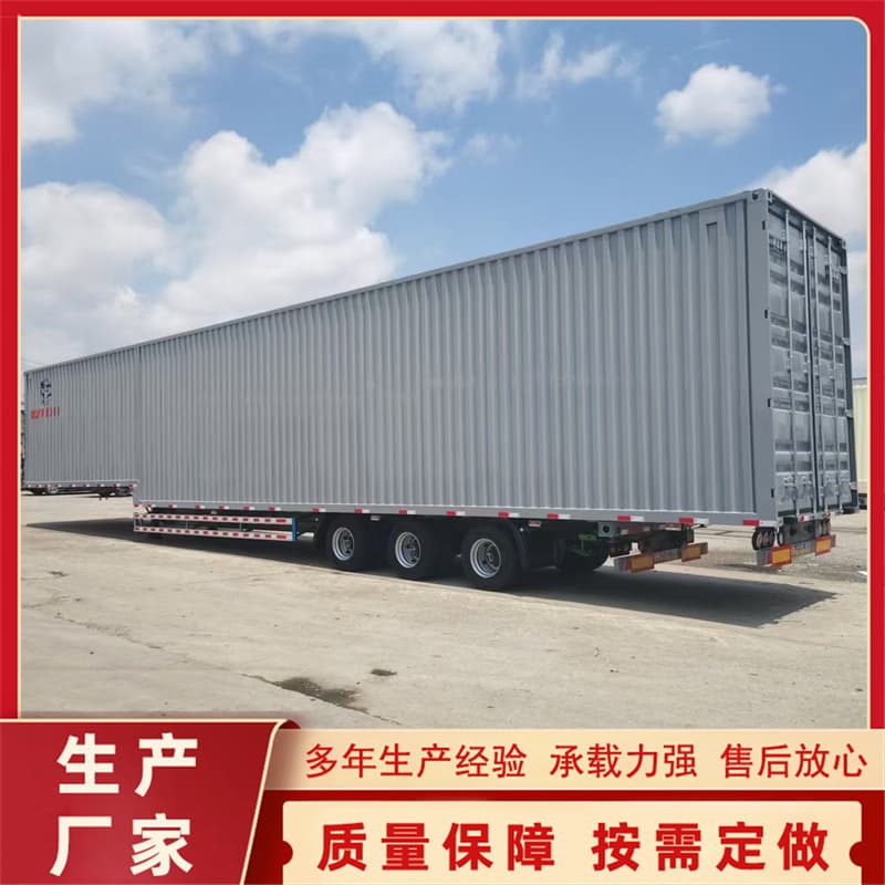 Manufacturers Supply Box Transport Semi-Trailer Flatbed Box Semi-Trailer Box Trailer