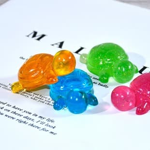 Zhongcheng DIY Micro Landscape Hot Selling Small Turtle Epoxy Resin Mold Blind Bag Mini Desktop Resin Figurine