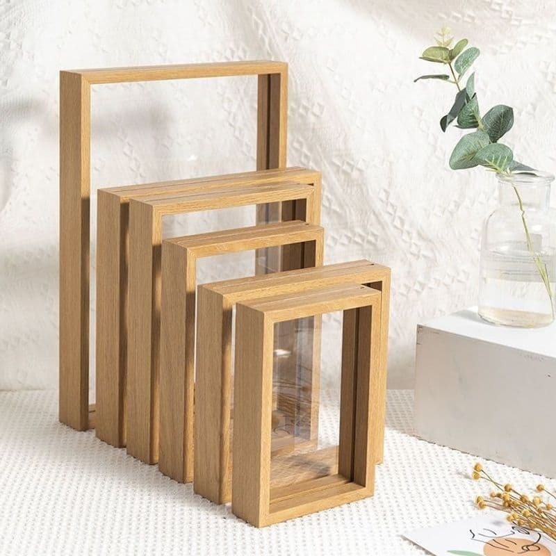 Double-sided Transparent Acrylic Photo Frame Stand 7-inch 8-inch Specimen Display A4 Picture Frame Mounting 6-inch Photo Frame Decoration