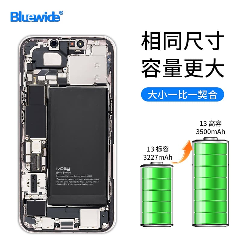 Compatible with iPhone 13 Battery, iPhone 7/8P/X/11/12/13 Pro/14/15 High Capacity Battery Factory Wholesale