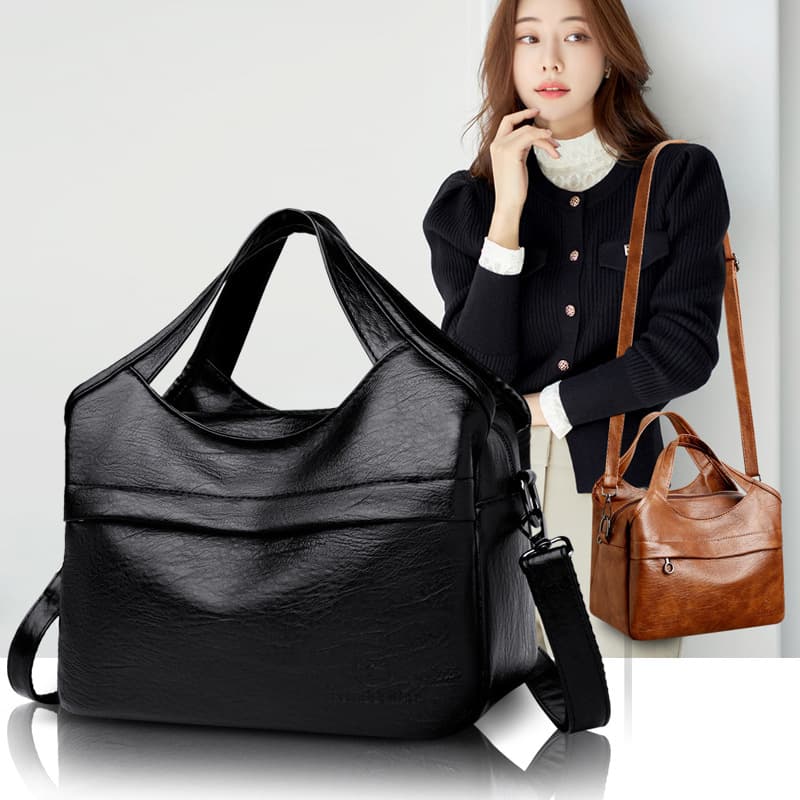Foreign trade new women's bag large capacity commuting simple casual bucket bag trendy eight-point women's shoulder crossbody bag