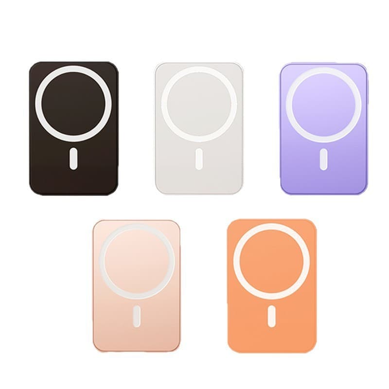 Cross-border Hot Selling Magnetic MagSafe Wireless Power Bank 10000mAh Ultra-thin Portable Mobile Power Bank Custom Logo