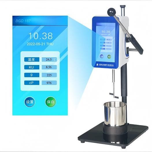Biuged BGD187 Intelligent Touch Stormer Viscometer KU Viscometer Coating Latex Paint Viscosity Tester