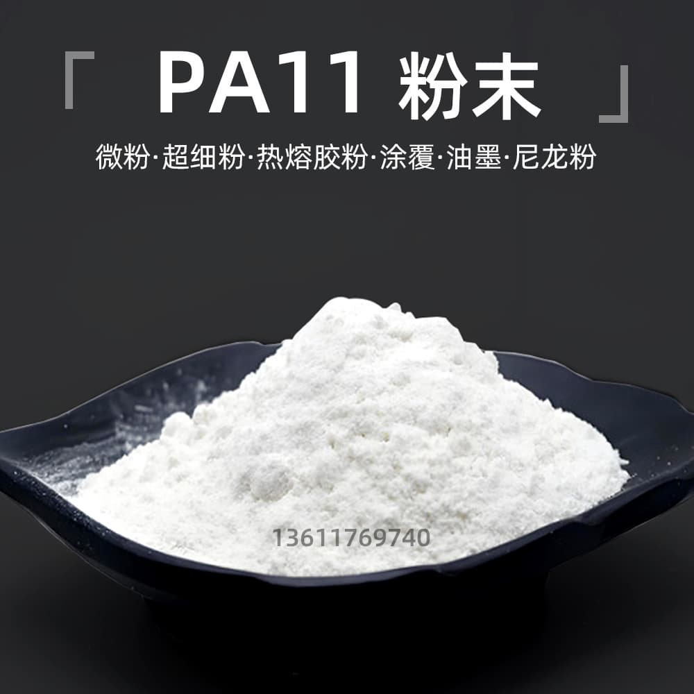 PA11 Powder Arkema Dip Molding Electrostatic Spraying Self-Lubricating Ultra-Fine Powder Hot Melt Adhesive Nylon Microsphere Coating PA11