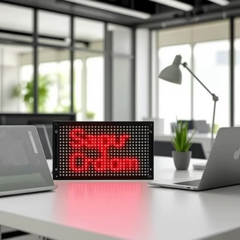 Indoor/outdoor monochrome display P10 label DIP monochrome module electronic display