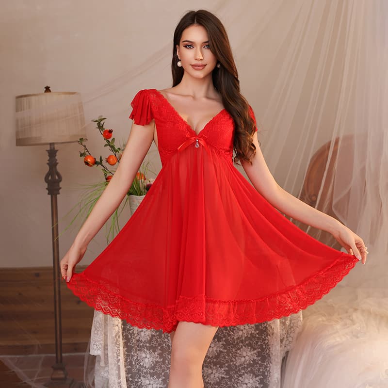 Summer pajamas for women with breast pads and suspenders, ice silk spring and autumn thin suits, new large size loose two-piece nightgowns