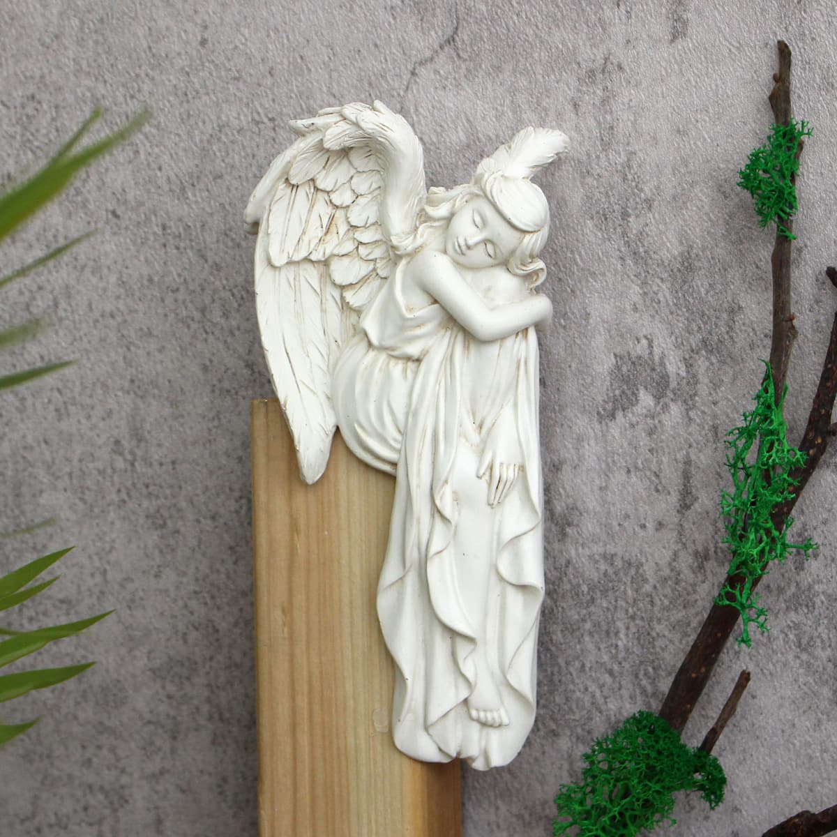 Cross-border New Home Living Room Wing Angel Door Frame Decoration Resin Angel Statue Resin Craft Decoration
