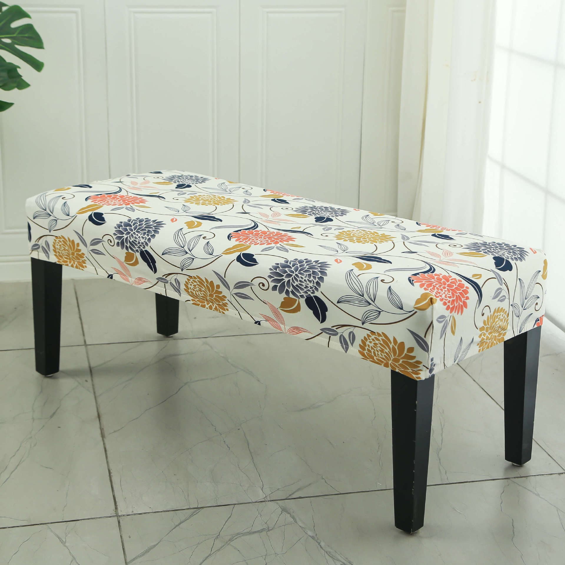 Shoe Changing Bench Cover Porch Shoe Changing Cabinet Cushion Cover Soft Bag Universal Rectangular Cover Dustproof Chair Cover
