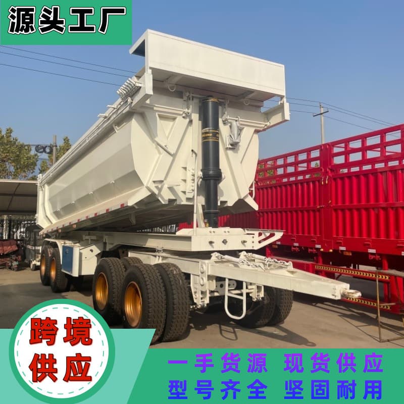 Central Asia Supplies Semi-Trailers, Tractor Trucks, Howo Dump Trucks, Rear-Dump Engineering Vehicles, and Full-Trailers for Transporting Soil and Gravel