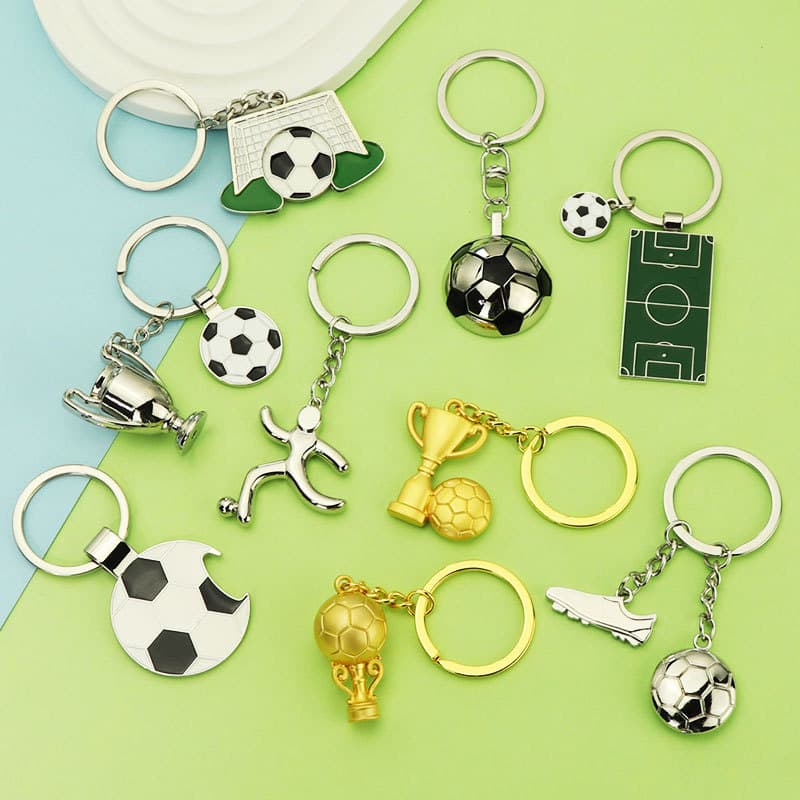 2026 USA-Canada-Mexico World Cup Soccer Keychain World Cup Small Gift Bottle Opener Pendant Soccer Cup Souvenir