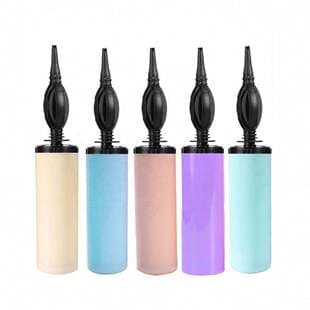 Mini Handheld Dual-Action Double-Sided Balloon Pump Portable Air Pump for Christmas Inflation