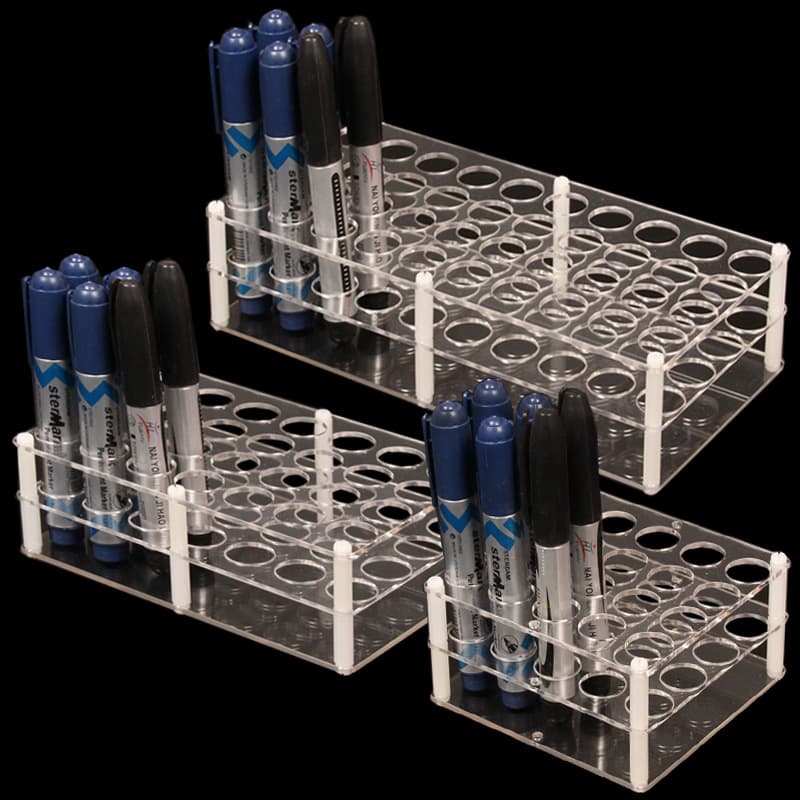 Acrylic Pen Holder Marker Stand Eyebrow Pencil Display Rack Ballpoint Pen Holder Cosmetic Organizer Lipstick Stand