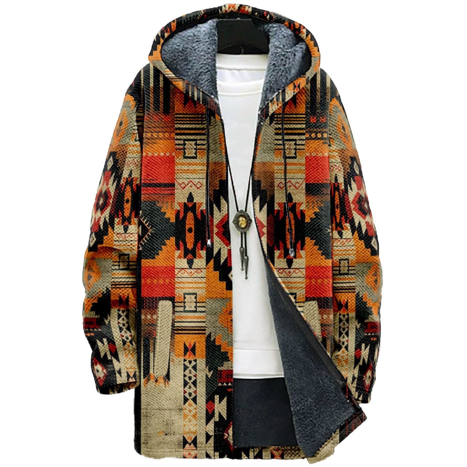 2026 cross-border new long-sleeved hooded sweatshirt European and American 3D digital printing men's casual long-sleeved hooded jacket