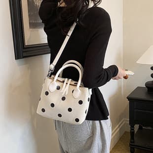 Polka Dot Small Bag for Women 2026 New Style Handbag Crossbody Bag Commuter Casual Bag Summer Fashionable Women's Bag