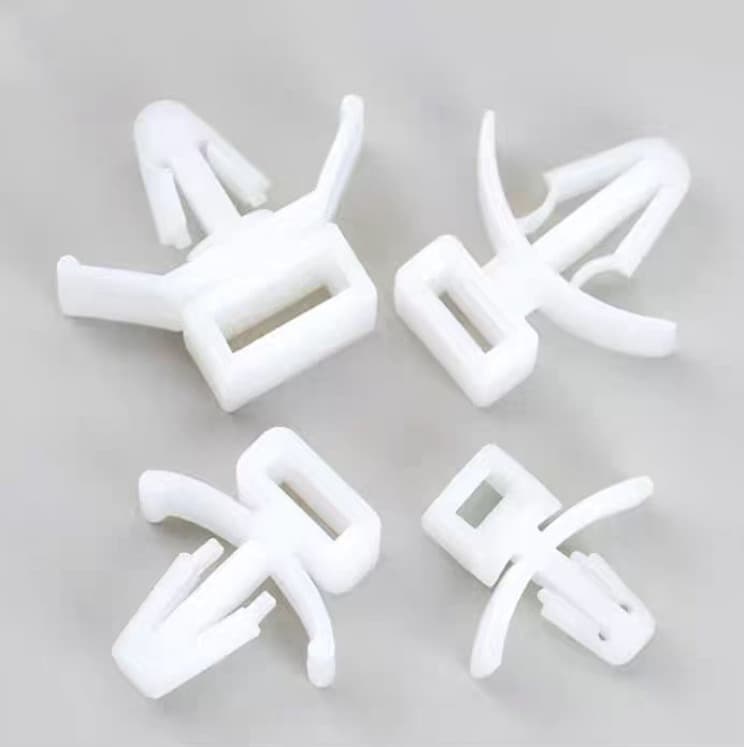 CCM aircraft type cable tie holder fire retardant white nylon insulated PC board cable rack cable tie holder