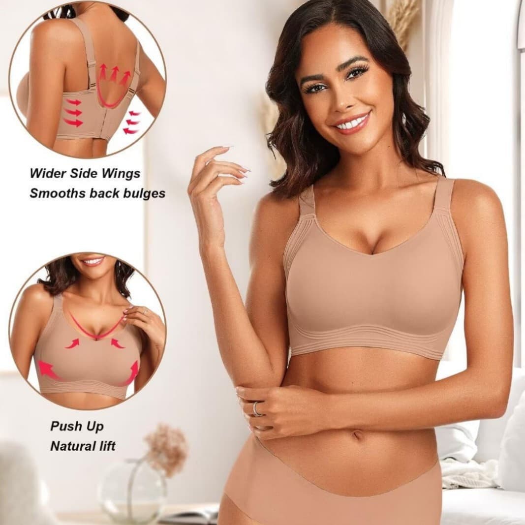 OEAK Women's Seamless Push Up Bras No Underwire Full Coverage