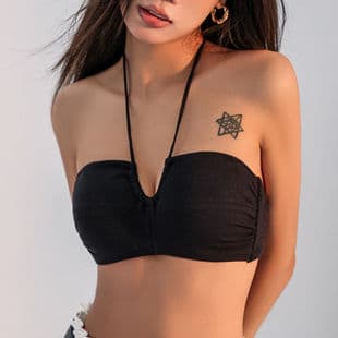 New Backless Strapless Bra for Multiple Wearing Styles, Summer, for Small Bust, Push-up, Anti-slip, Halter