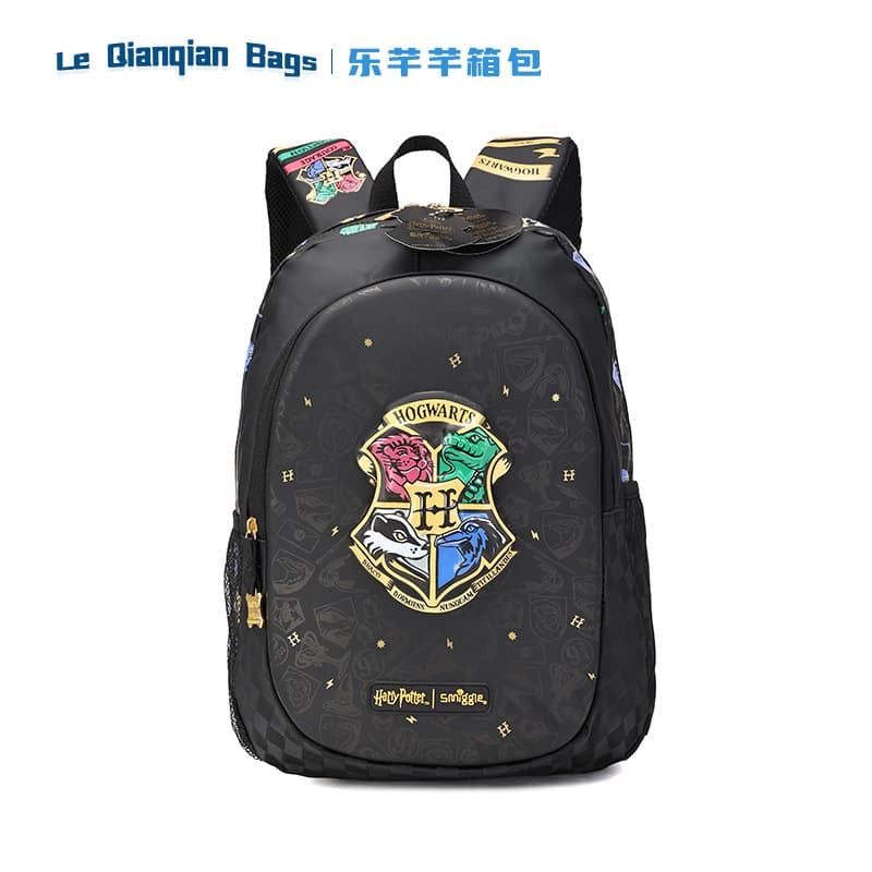 Australian Smiggle Student Schoolbag for Grades 3-6 Harry Potter Large Decompression Backpack Multi-Functional Storage