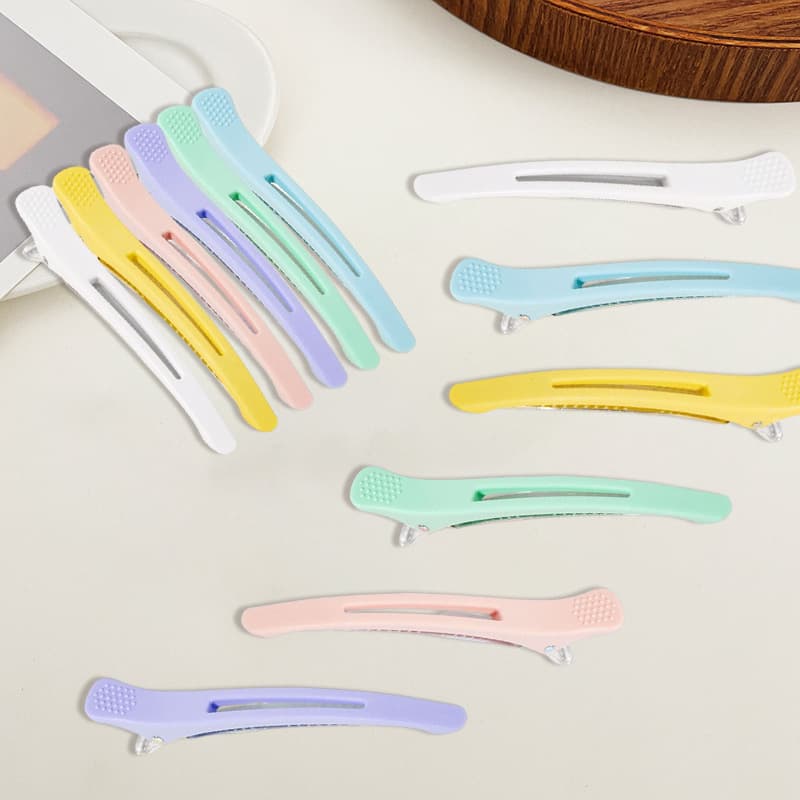 Factory Direct Candy Duckbill No-Mark Clip, Positioning Bangs Clip Hair Styling Clip, Sectioning Updo Hair Clip Wholesale