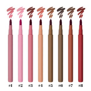 Export Cross-Border Hot-Selling Liquid Lip Liner Pen, Long-Lasting Waterproof Matte Lip Liner Pen, Stock Wholesale
