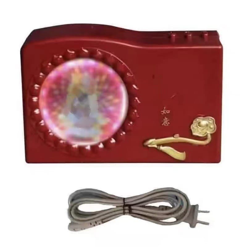 New household rotating flashing colorful lights auspicious wishful thinking machine business wholesale contact customer service