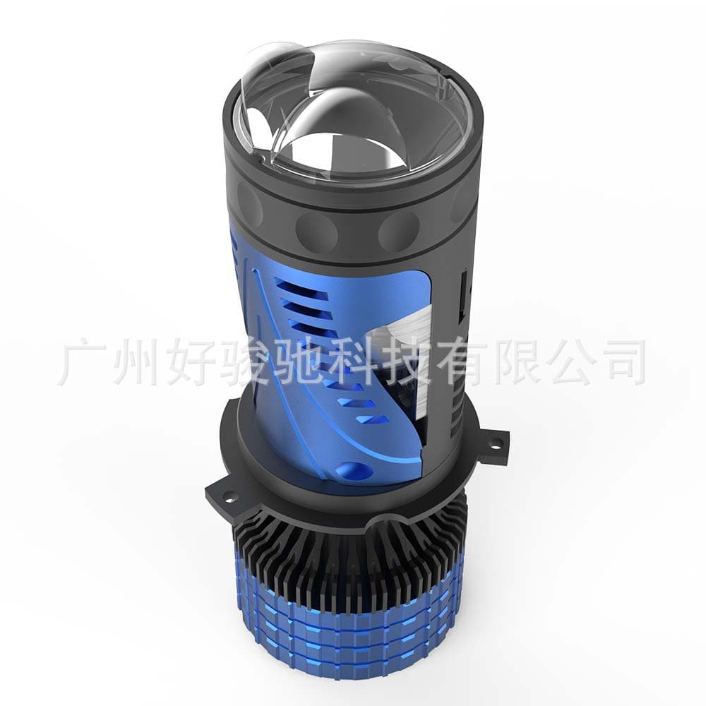 F90 New Car LED Headlight H4 Dual Direct Projector Lens High/Low Beam High Power Lens Electric Vehicle Car