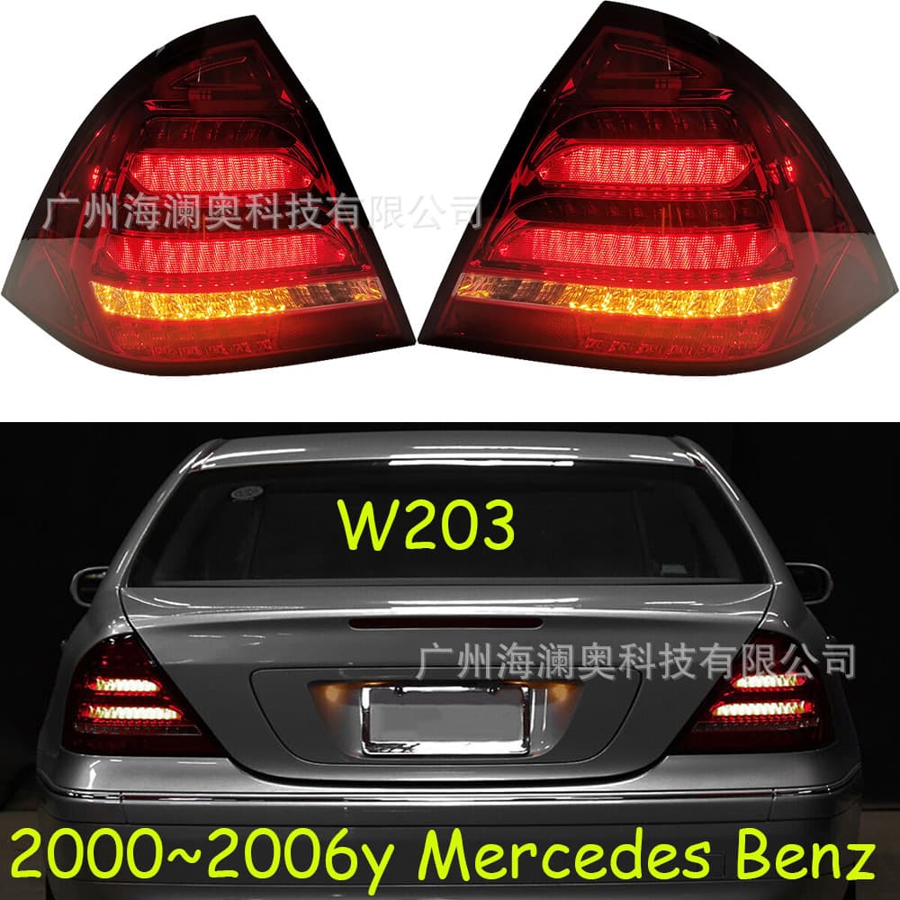 Suitable for Mercedes-Benz W203 taillight assembly C200LED brake reversing streamer turn signal 2000~2006 models