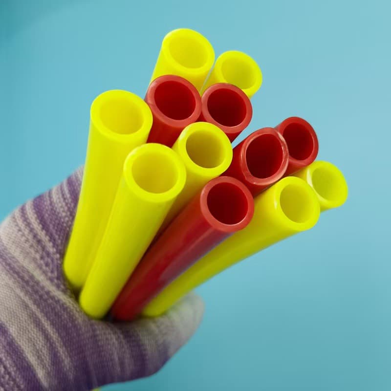 Nylon Resin Tube High Pressure Nylon Resin Tube Fiber Braided Elastic Resin Tube Colored Plastic Hose