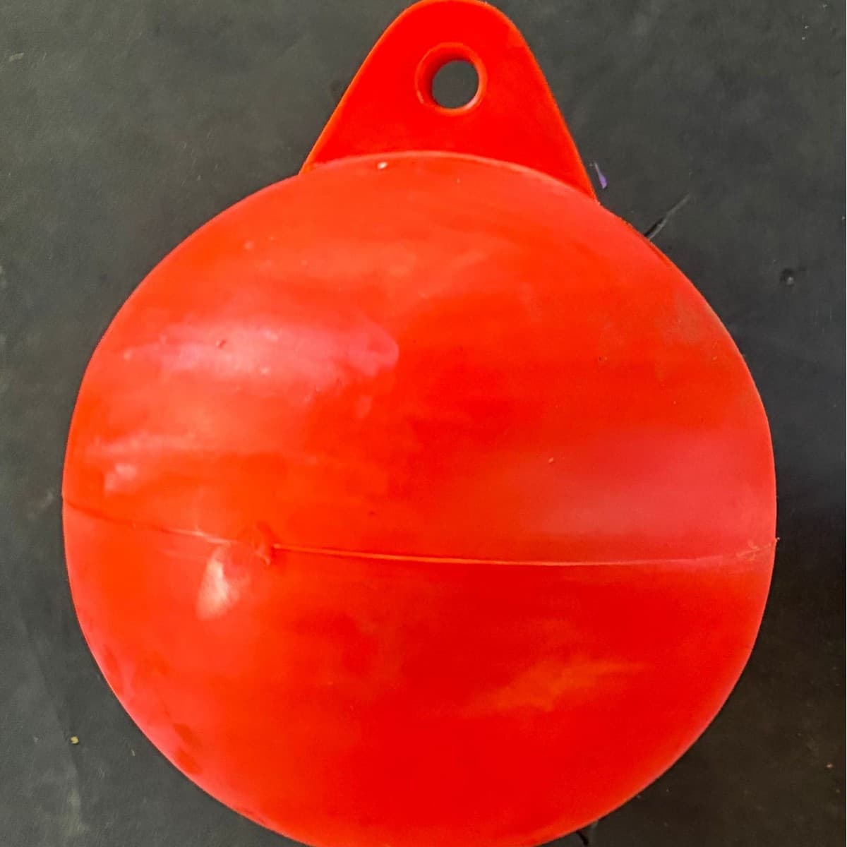 50cm spherical floating body single-ear water float ball warning line float for lakes and islands, high pressure and corrosion resistant