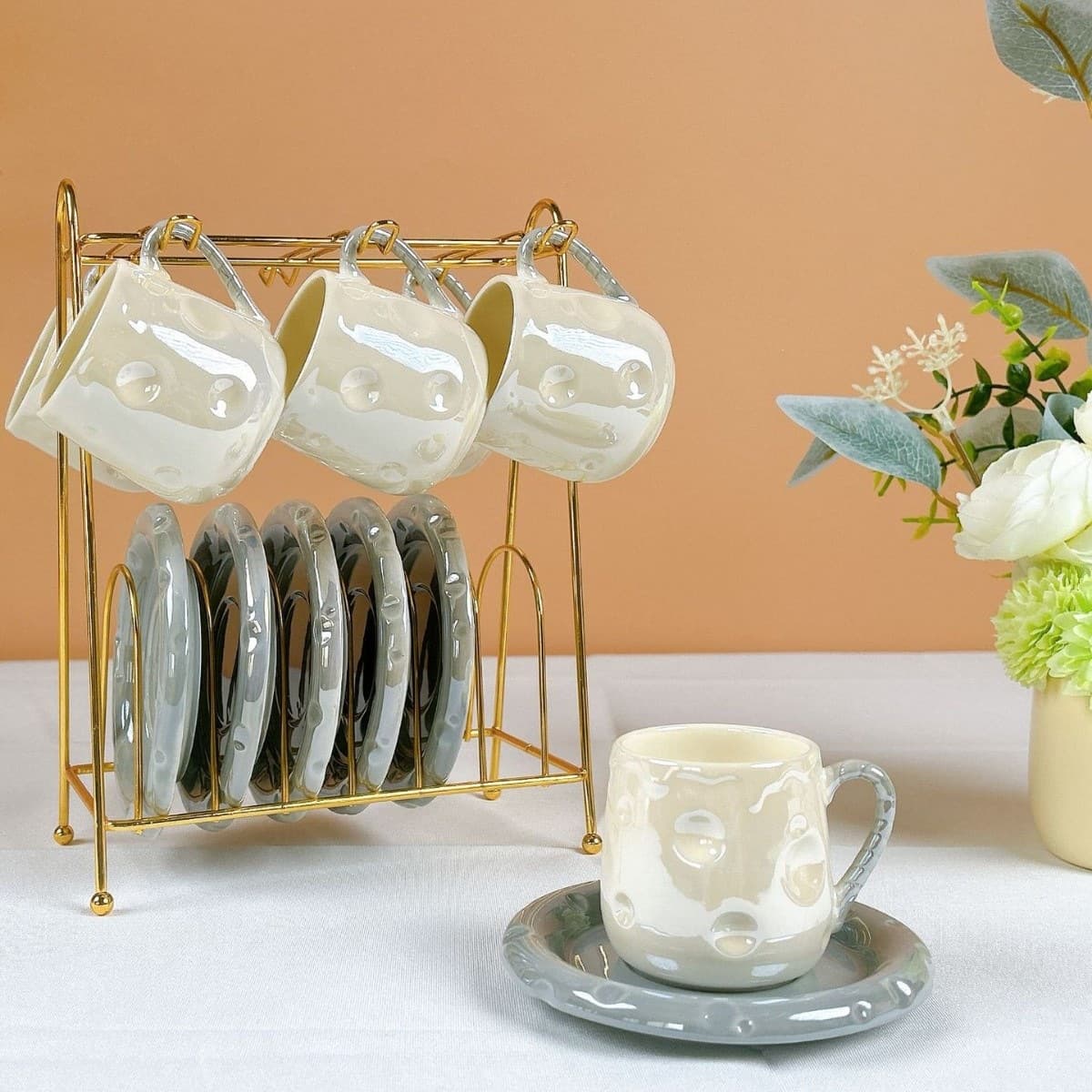 Cross-border supply of Nordic minimalist style coffee cups, Turkish and Arabic exotic coffee cups and saucers sets