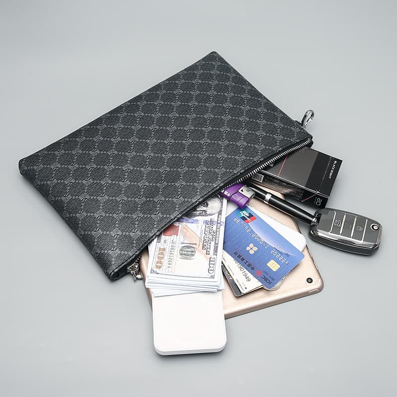 Men's Fashion Handbag Envelope Clutch Lightweight Casual Shoulder Bag for Phone