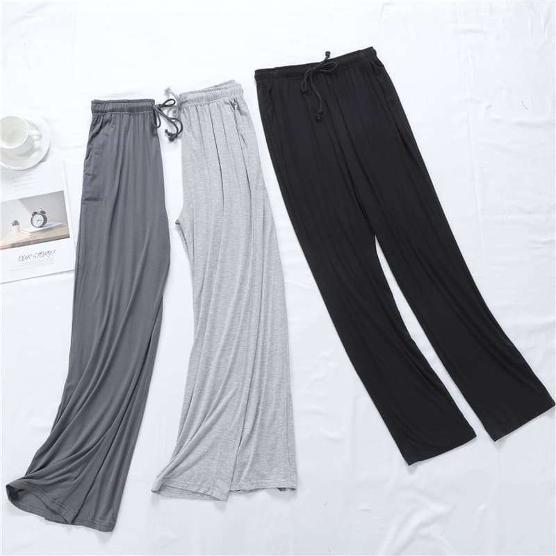 Factory wholesale men's modal sleep pants, home pants, plus size casual sports pants, lightweight and breathable, suitable for outdoor wear