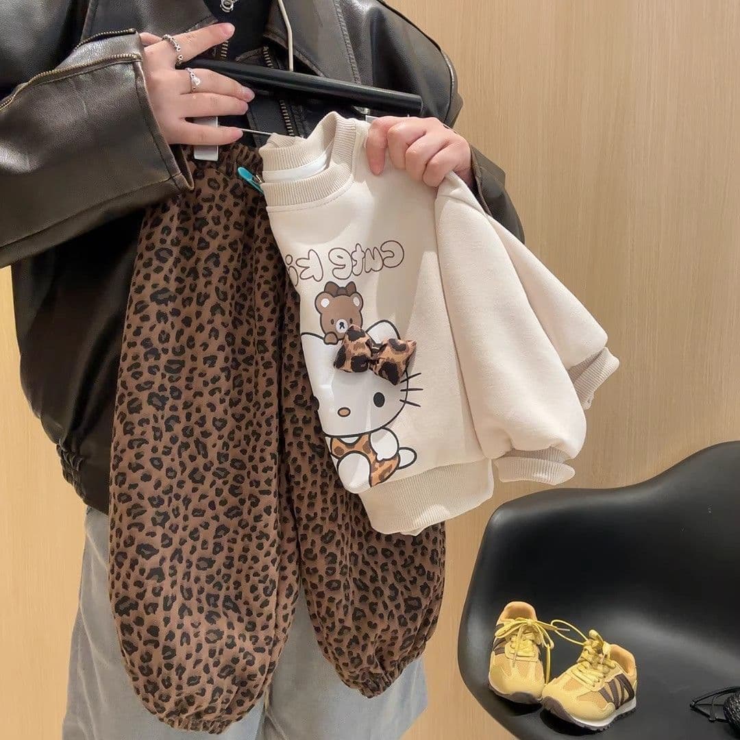 Girls 2026 Hoodie New Autumn Children Stylish Fashion Hoodie Sweatpants Other Other Brand Order