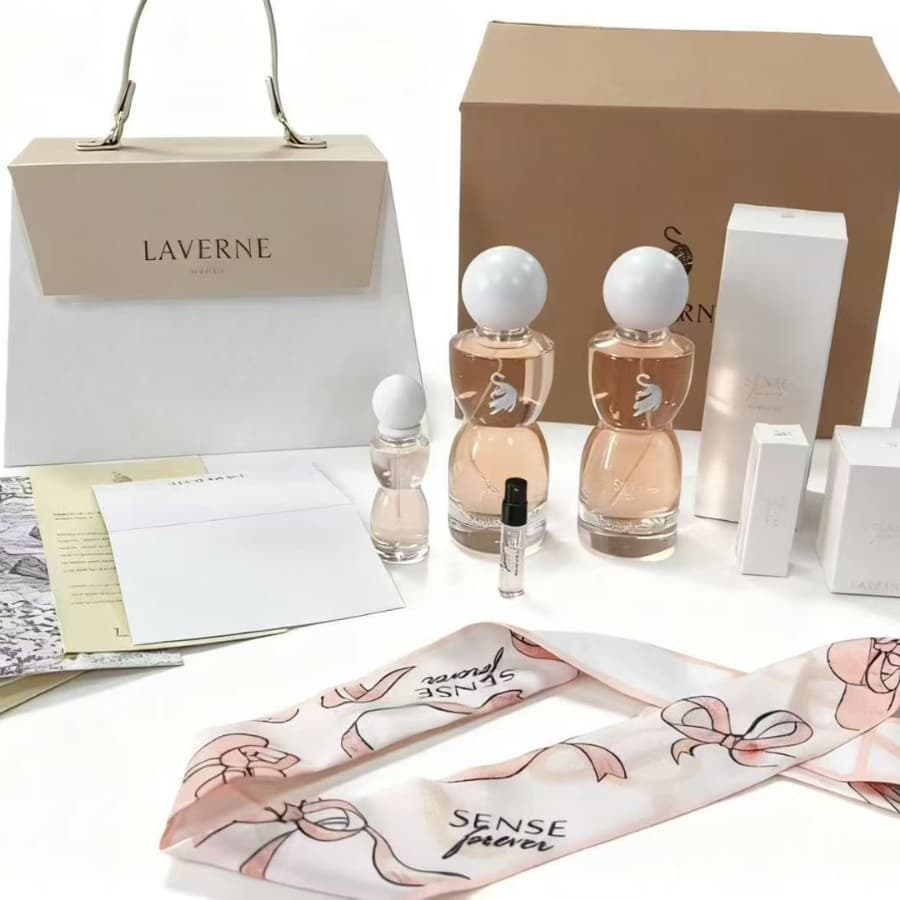 Cross-border Bestseller Laverne Women's Set Light Yellow Dubai Middle East Arabic Perfume Amazon TK Hot New