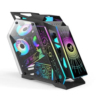 Factory Price Wholesale Computer Host Case High-End E-Sports Internet Cafe Case with Light Board and Fan K God