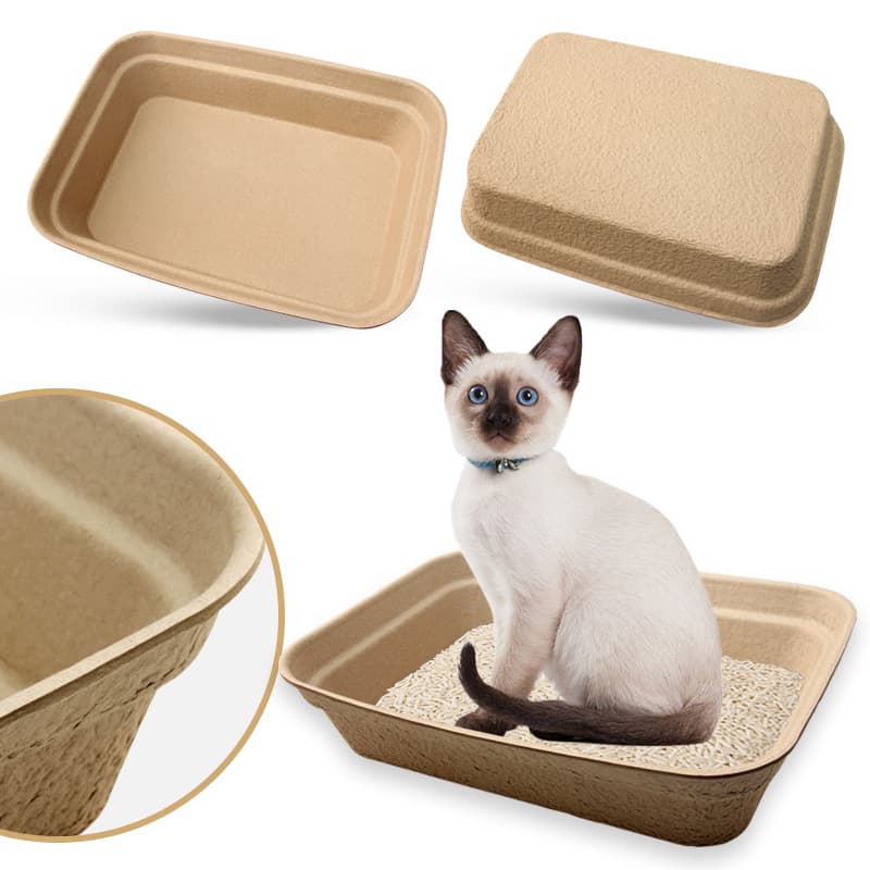 Disposable Cat Litter Box Portable Travel Toilet for Cats Temporary Use Outdoor Trip Stock Available Wholesale