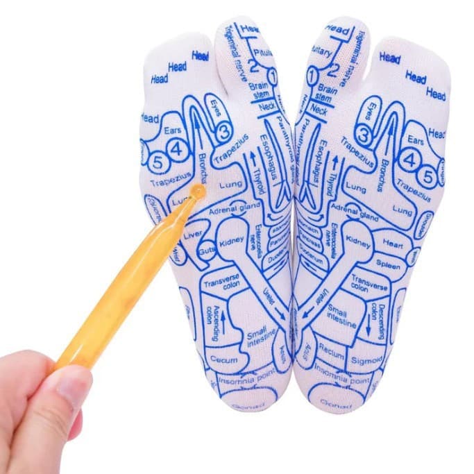 Reflexology Socks with Massage Tool