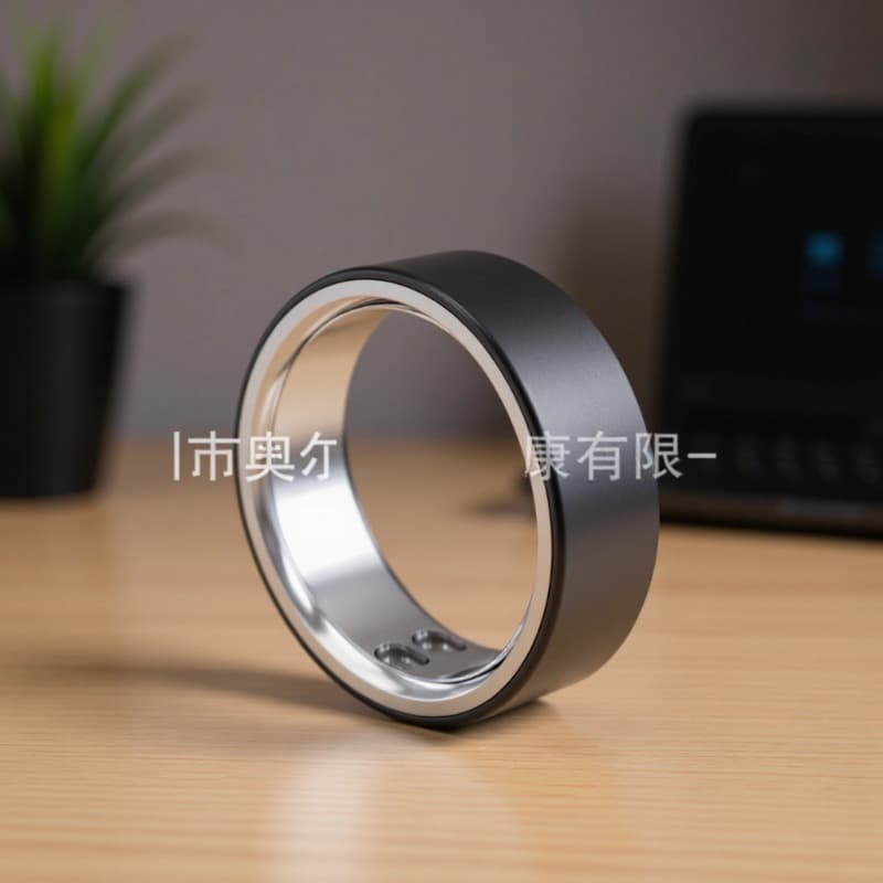 Smart Ring with Vibration Alert, Blood Oxygen & Blood Glucose Monitoring, Sleep Tracking, AI Health & Fitness