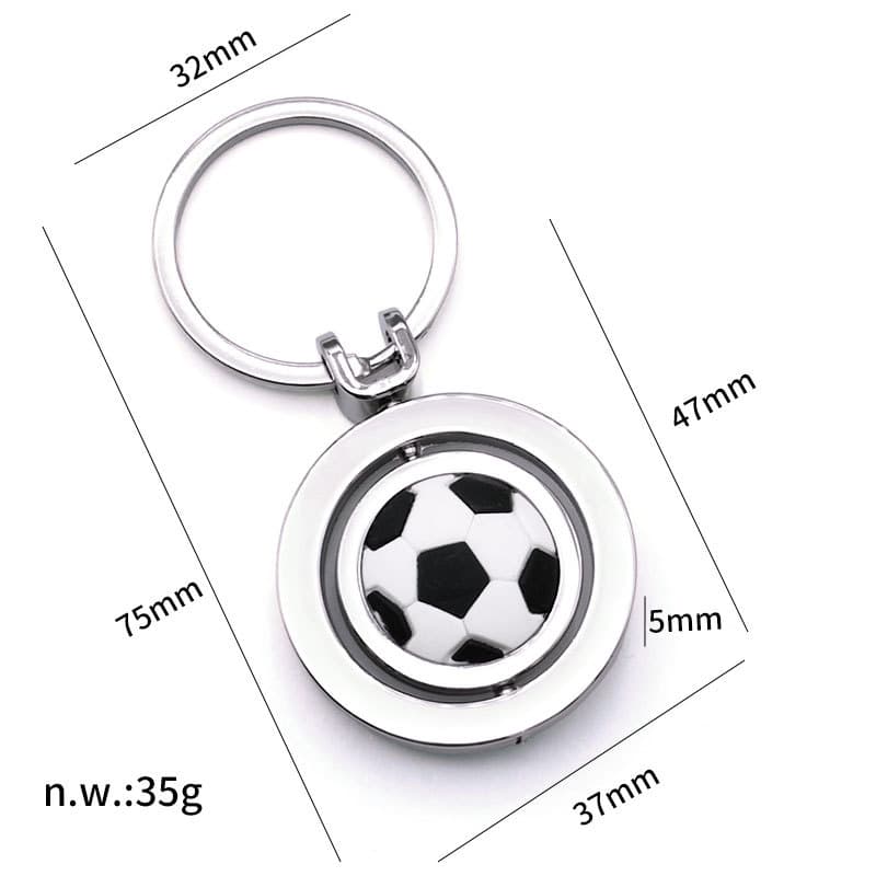 2026 USA-Canada-Mexico World Cup Football Pendant Custom Five Major Leagues Football Keychain Fan Support Souvenir Gift