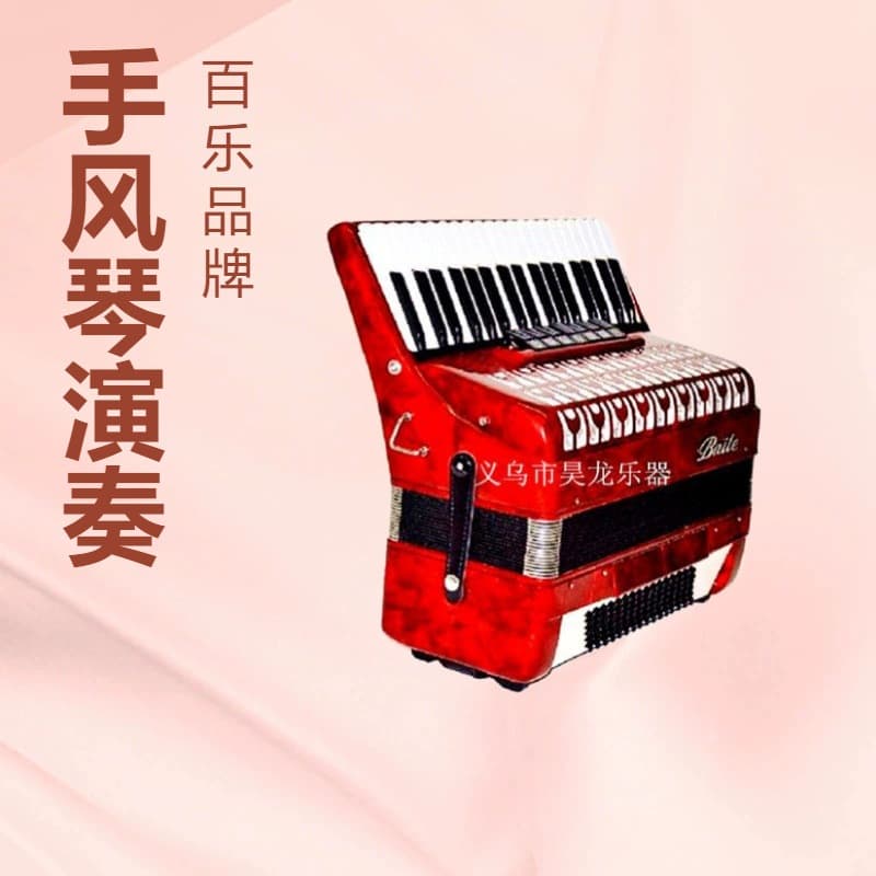 Accordion Shanghai Baile 80/96 Bass Accordion 96 Bass Accordion 80 Bass Performance Beginner