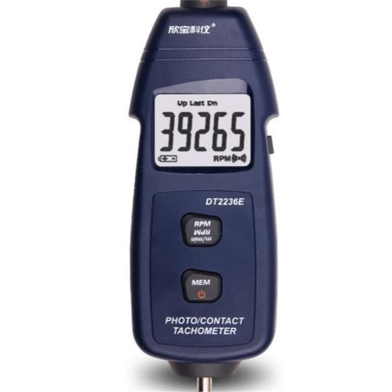 DT2234E laser tachometer DT2236E photoelectric/contact dual-use speed measuring instrument