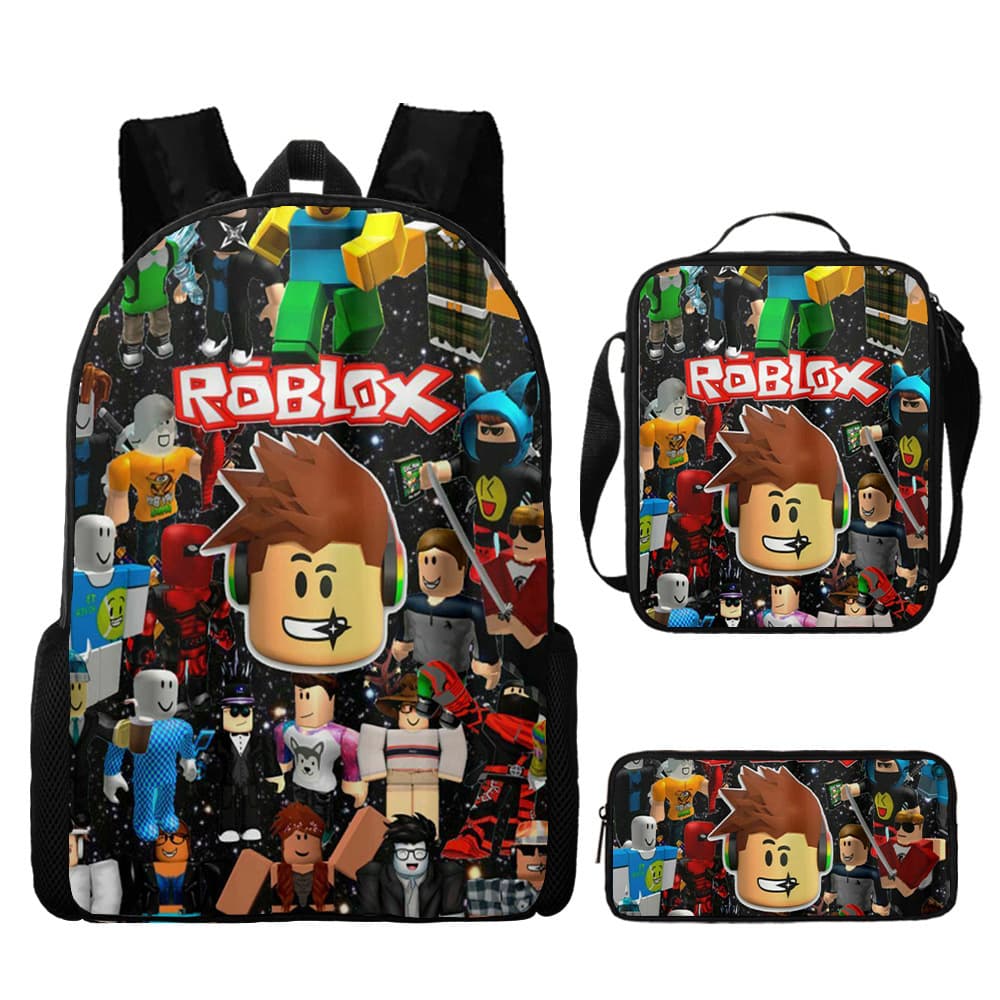 Dropshipping and wholesale available, new summer school backpack for kids, Roblox virtual world design, double-shoulder backpack for elementary and middle school students