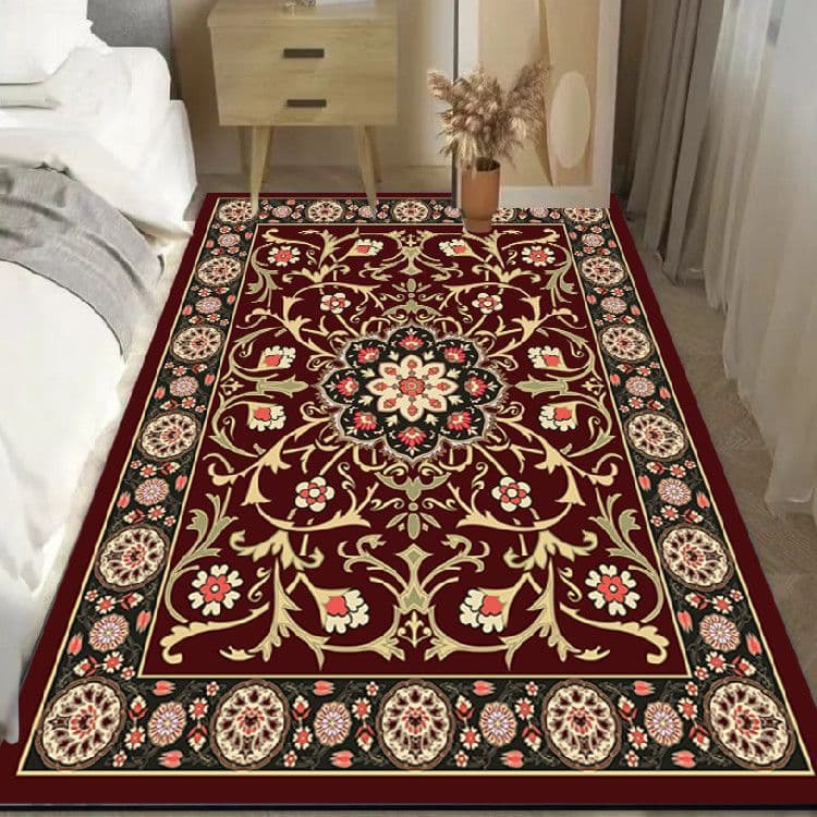 Persian Carpet for Living Room, Luxury and High-End, Ins Style, Modern Simple Bedside Living Room Carpet, Simple Nordic