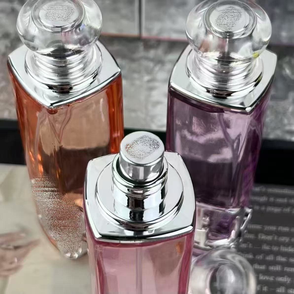 Cross-border Dijia 2026 New Enchanting Perfume 50ml Pink Enchantment - Purple Enchantment - Enchanting Peach Blossom