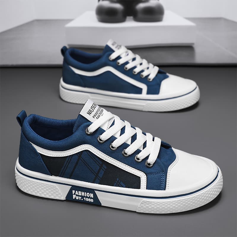 Cross-Border Large Size Canvas Shoes Men's Shoes Summer New Style Casual Lightweight Versatile Low-Top Cloth Shoes Breathable Wear-Resistant Plimsolls